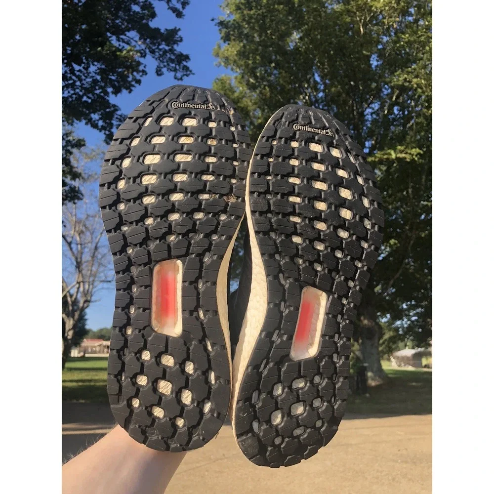 Vintage 2020s adidas UltraBoost 20 NASA Black Carbon Sneaker Gorpcore 7.5